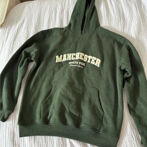 White Fox Boutique Forest Green Hoodie